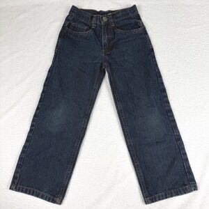 COOGI Straight Leg Jeans Kids Boy Sz 5 Blue Denim Embroidered Logo Hip Hop Retro